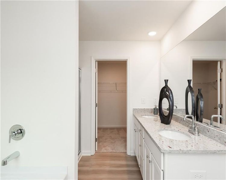 Furnished interior view inside a new home in Old Salem Crossing, Conyers (Image 36).