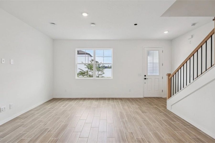 Spacious, unfurnished interior of a new home in Northlake at Ovation, Winter Garden (Image 17). Spacious, unfurnished interior of a new home in Northlake at Ovation, Winter Garden (Image 17).