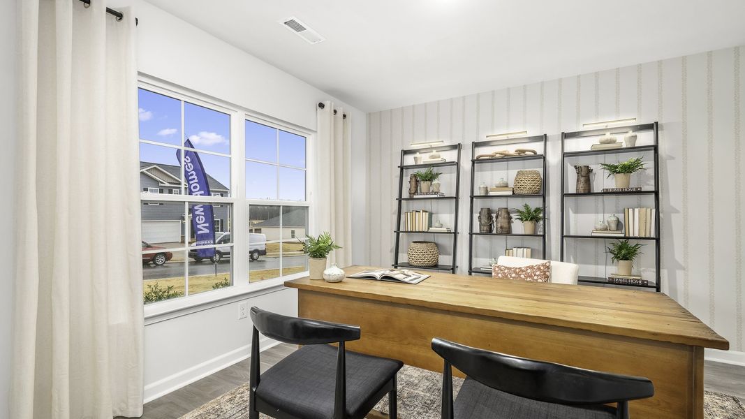 Furnished interior view inside a new home in Quail Haven, Winston-Salem (Image 6).