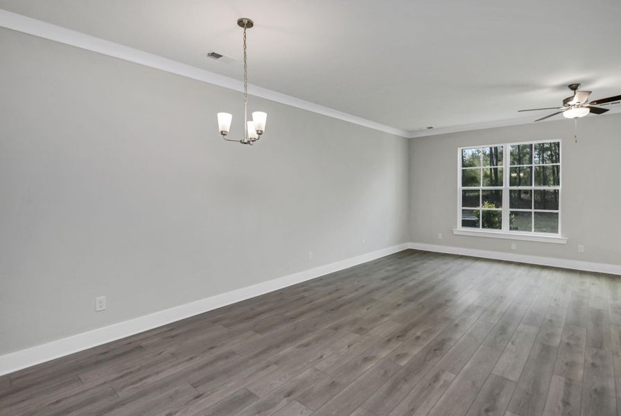 Spacious, unfurnished interior of a new home in Lake Carolina Townhomes, Columbia (Image 32).