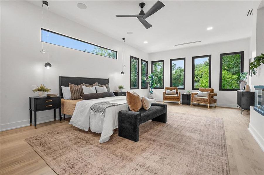 Furnished interior view inside a new home in , Atlanta (Image 10). Furnished interior view inside a new home in , Atlanta (Image 10).