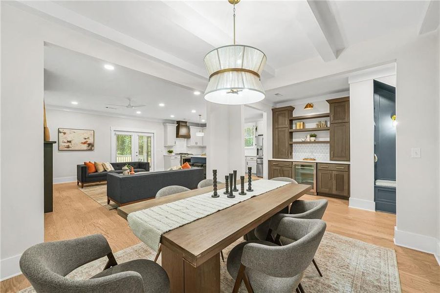 Furnished interior view inside a new home in , Scottdale (Image 18).