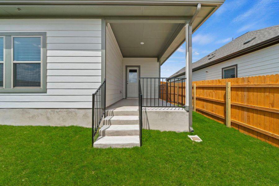 Rear Covered Patio