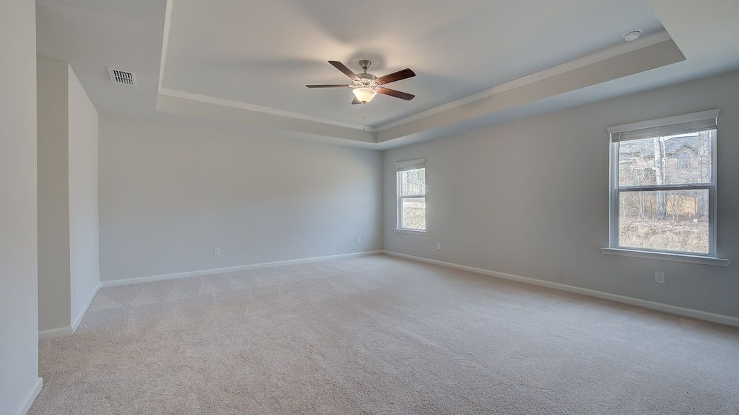 Furnished interior view inside a new home in Hamilton Lakes, Loganville (Image 25). Furnished interior view inside a new home in Hamilton Lakes, Loganville (Image 25).