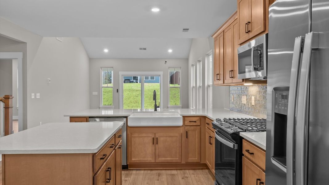 Furnished interior view inside a new home in Pleasant Falls, Moore (Image 10).