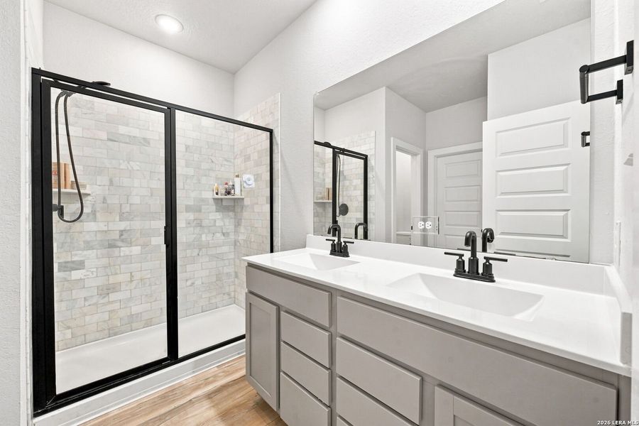 Furnished interior view inside a new home in Millican Grove, Converse (Image 29).