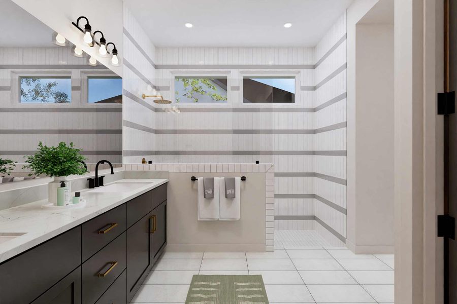 The Alabaster - Optional Super Shower The Alabaster - Optional Super Shower