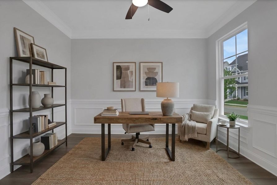 Furnished interior view inside a new home in Marble Tree, Ball Ground (Image 10). Furnished interior view inside a new home in Marble Tree, Ball Ground (Image 10).