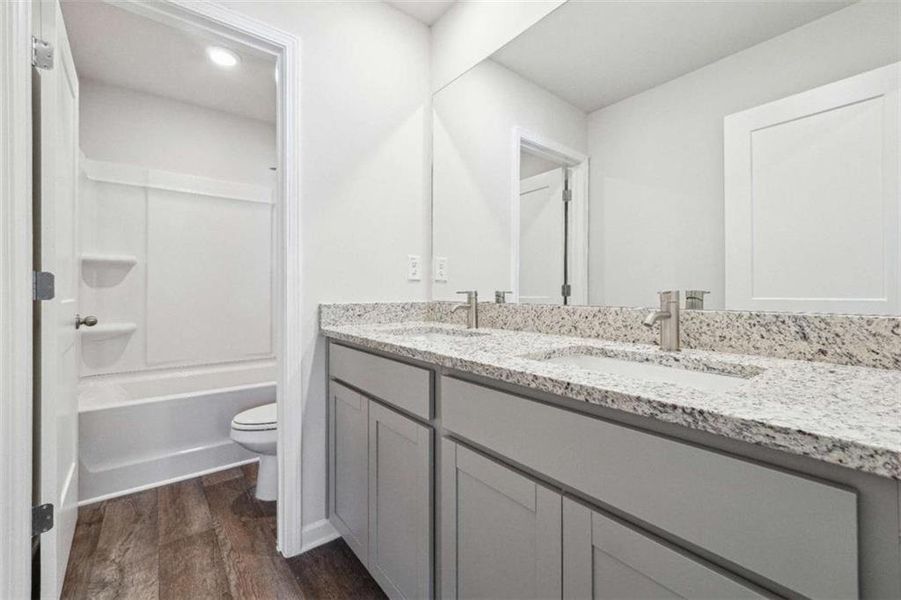 Furnished interior view inside a new home in Conner Springs, Social Circle (Image 9).