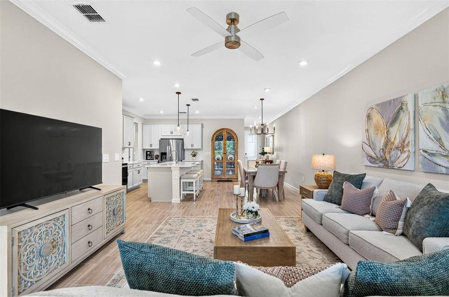 Furnished interior view inside a new home in The Preserve at La Paloma, Sun City Center (Image 28).