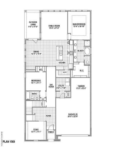 Plan 1569 1st Floor