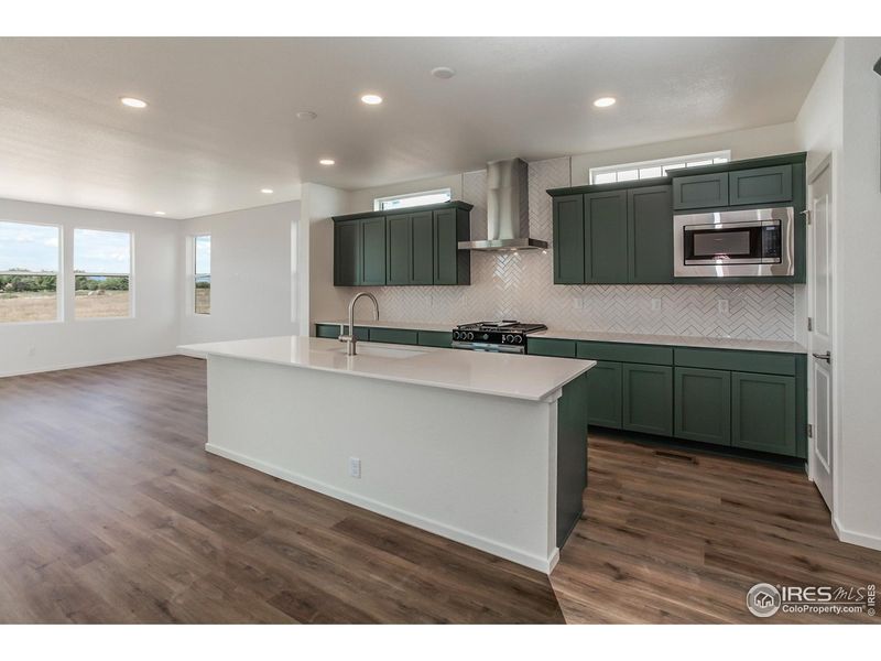 Furnished interior view inside a new home in Trailside Story Collection - Single Family Homes, Timnath (Image 5).