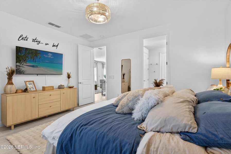 Furnished interior view inside a new home in , St. Johns (Image 16). Furnished interior view inside a new home in , St. Johns (Image 16).