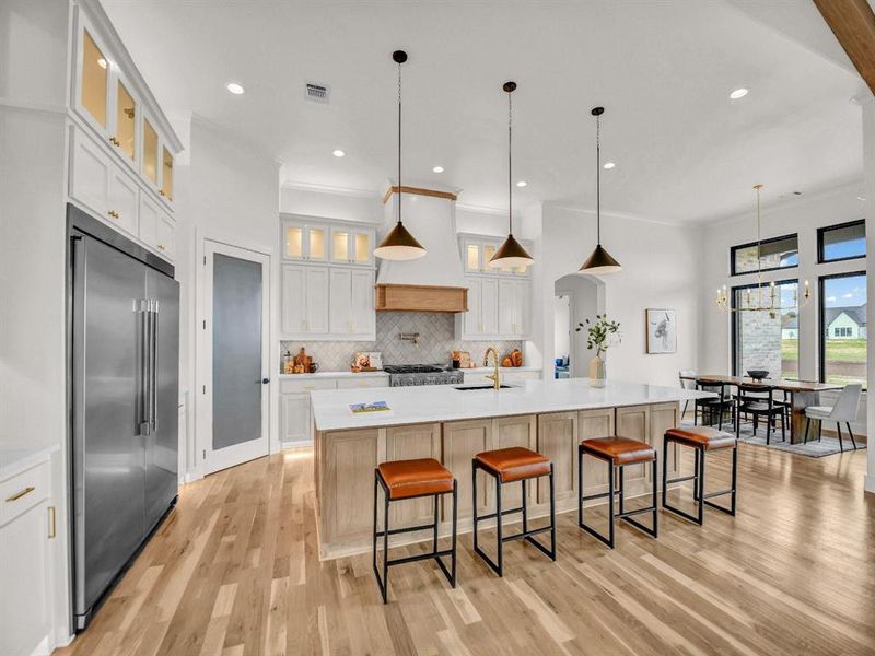 Furnished interior view inside a new home in , Aledo (Image 11).