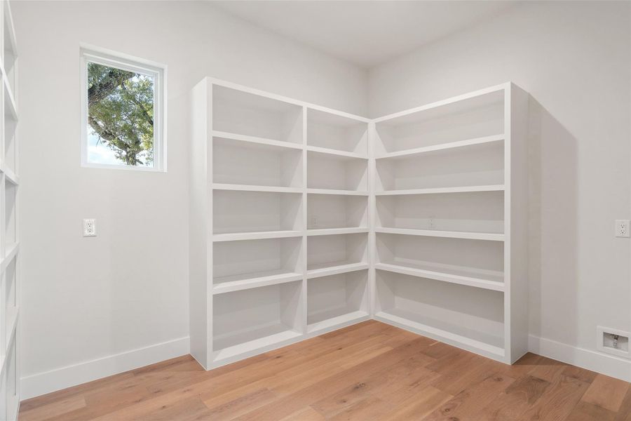 Pantry with Room for Secondary Refrigeration