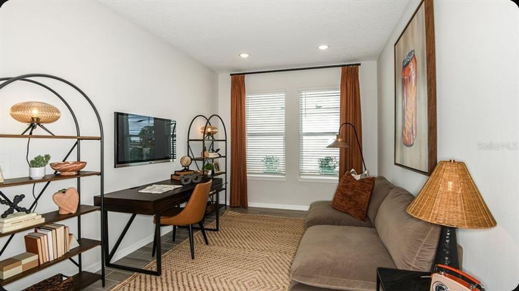 Furnished interior view inside a new home in Center Lake Ranch Community Group Page, St. Cloud (Image 20).