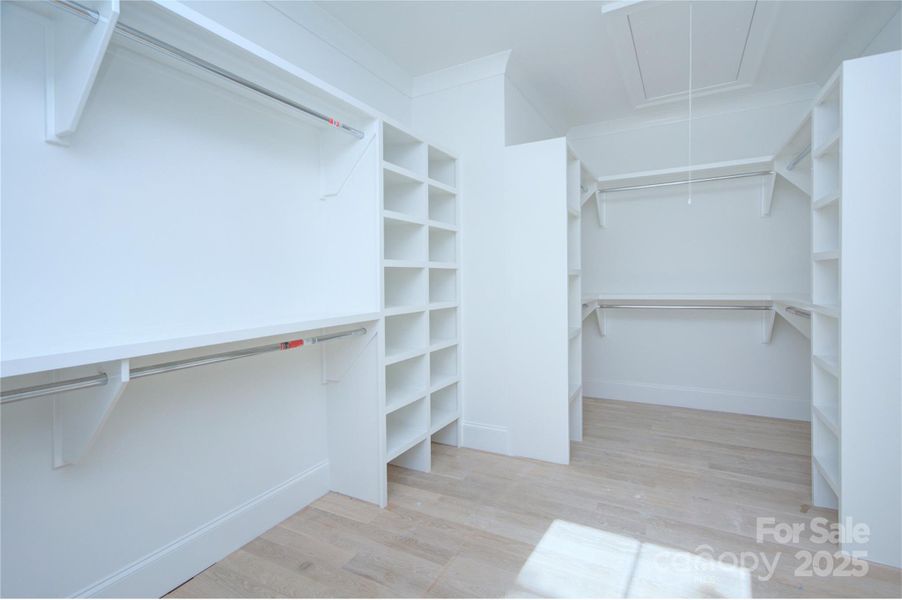 Primary closet Primary closet