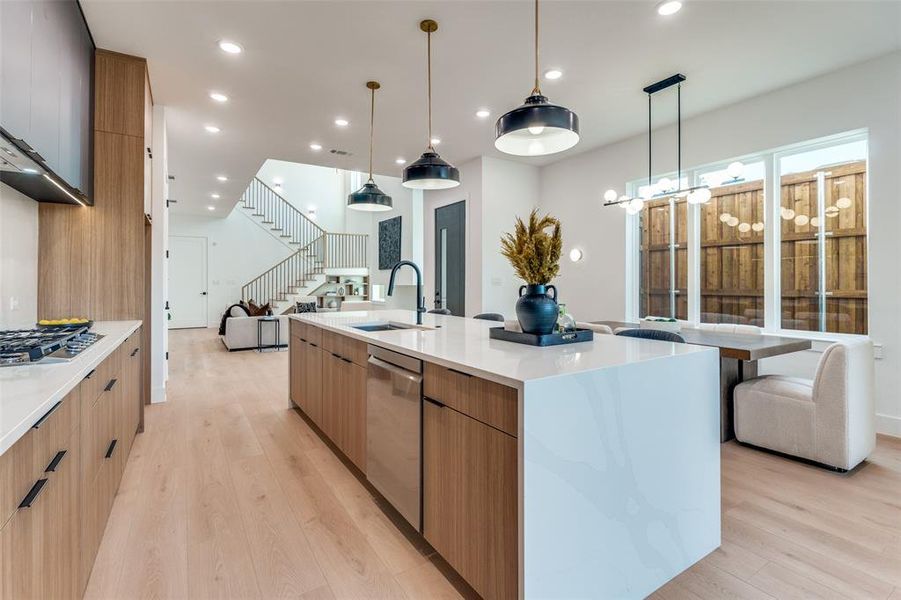 Furnished interior view inside a new home in , Dallas (Image 17).