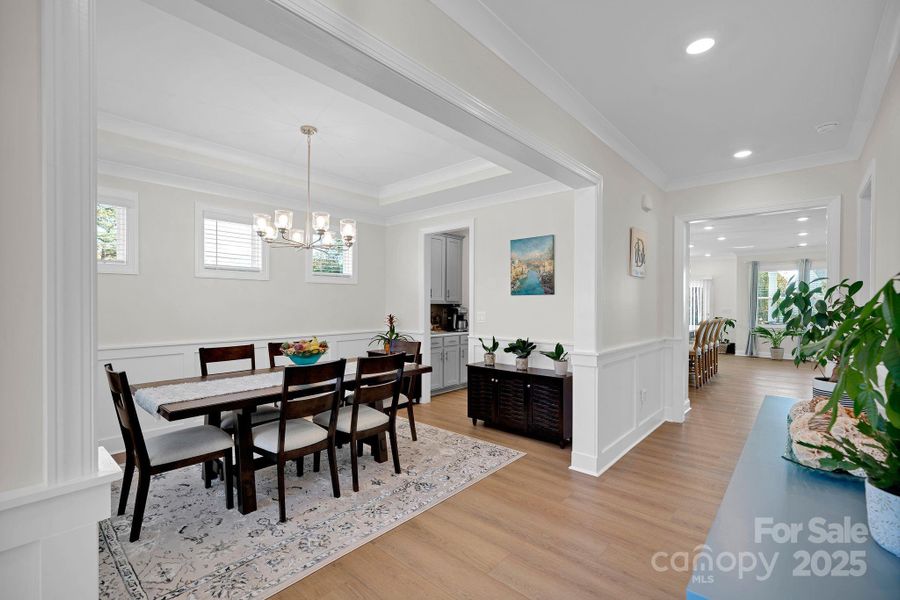 Furnished interior view inside a new home in Whitaker Pointe, Huntersville (Image 18).