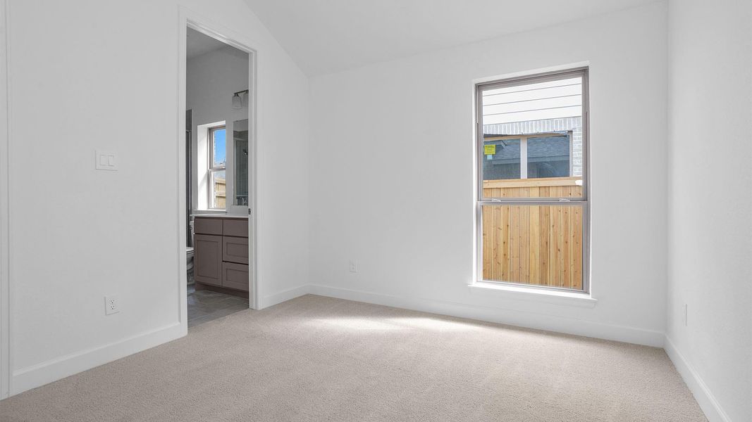 Spacious, unfurnished interior of a new home in Bridgeland, Cypress (Image 11).