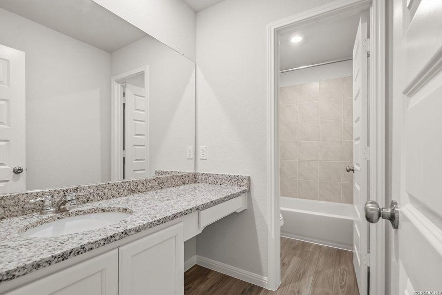 Furnished interior view inside a new home in Cinco Lakes, San Antonio (Image 8).