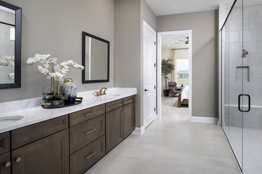 Representative furnished interior of a home built from the Curacao by Mattamy Homes in RiverTown, St. Johns (Image 11).
