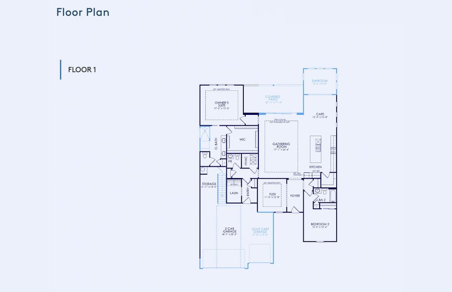 2D floor plan layout of this home in Midpoint at New Riverside, Bluffton, SC (Image 3). 2D floor plan layout of this home in Midpoint at New Riverside, Bluffton, SC (Image 3).