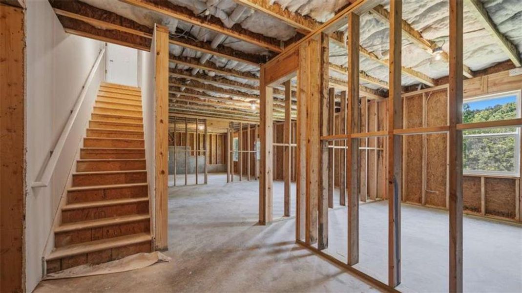 In-progress construction of a new home in Water Oak Estates, Lawrenceville, GA (Image 34).