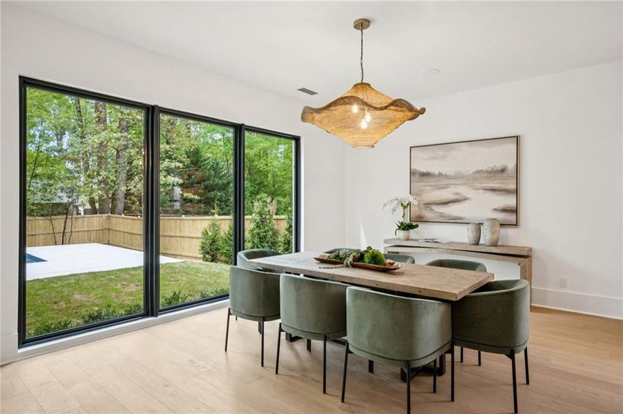 Furnished interior view inside a new home in , Brookhaven (Image 18).