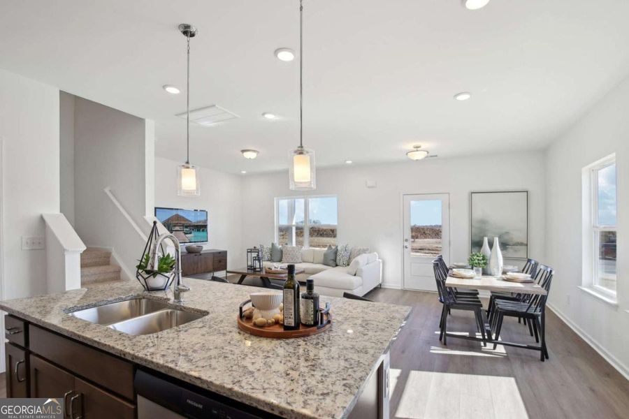 Furnished interior view inside a new home in Crescent Towns, Riverdale (Image 21).