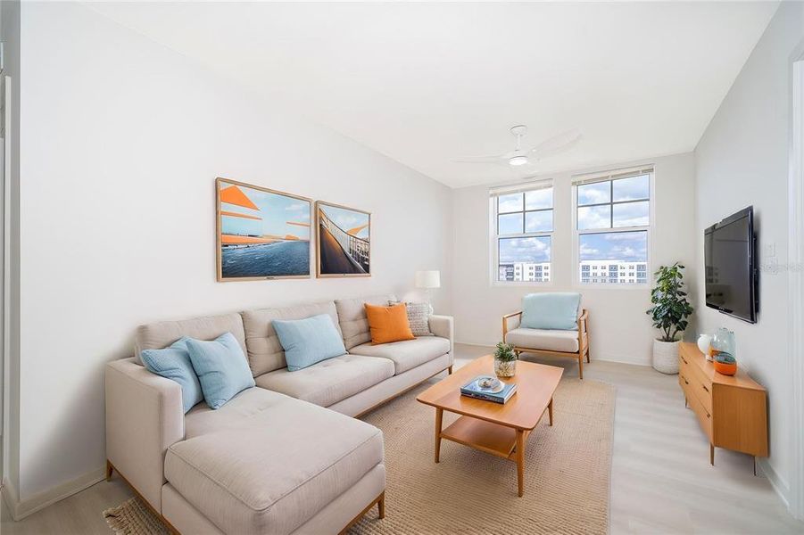 Furnished interior view inside a new home in , Orlando (Image 6).