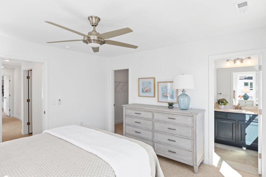 Representative furnished interior of a home built from the Tilley by McKee Homes in Anchors Bend Townes, Wilmington (Image 12).
