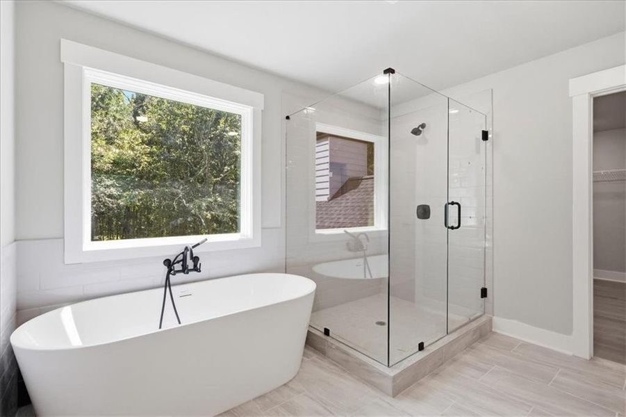 Furnished interior view inside a new home in , Monroe (Image 20).