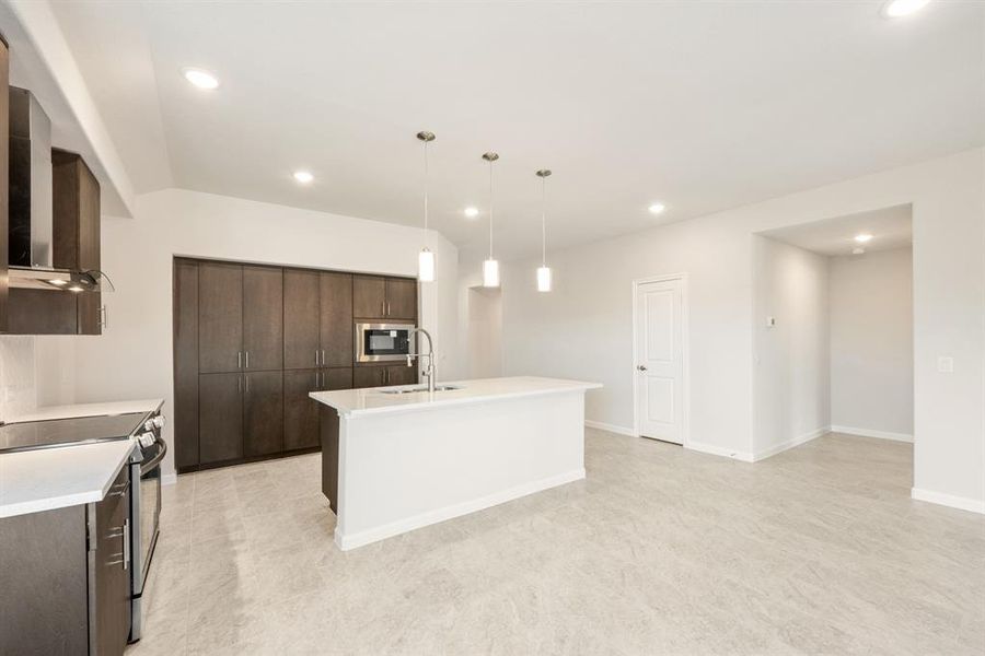 Furnished interior view inside a new home in Georgetown at Kings Fort, Kaufman (Image 13).