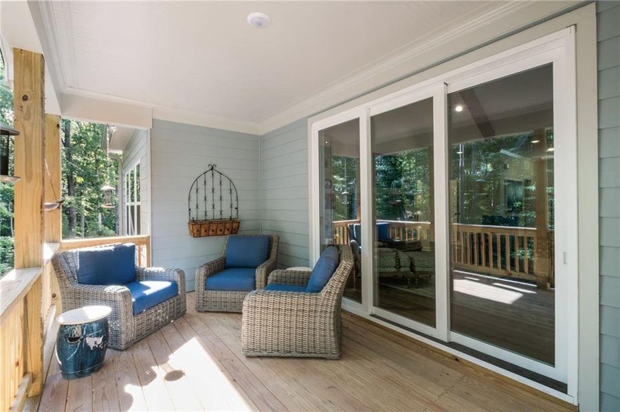 Exterior details and patio area of a home in , Waleska (Image 31).
