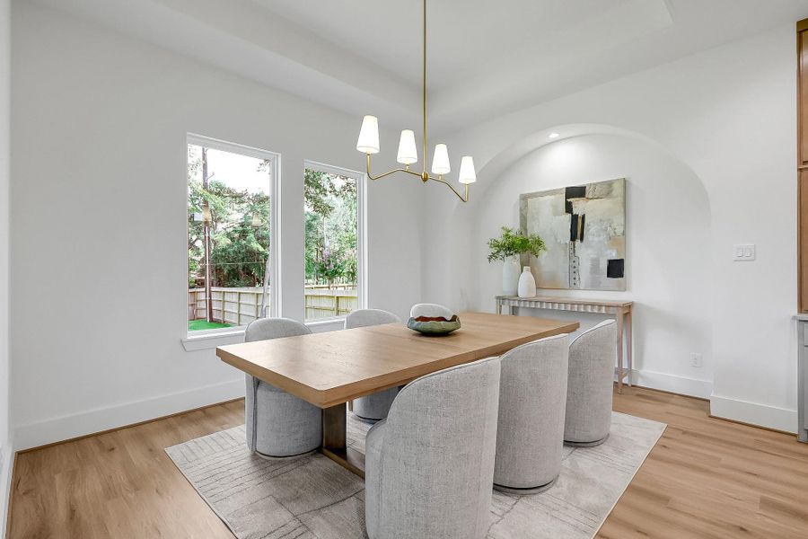 Furnished interior view inside a new home in , Willis (Image 7).