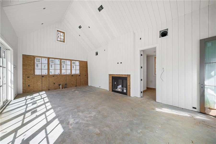 In-progress construction of a new home in , Milton, GA (Image 44).