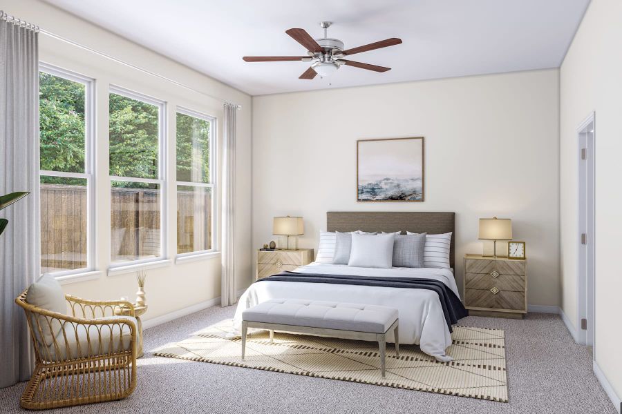 Furnished interior view inside a new home in Park Central, Georgetown (Image 8).