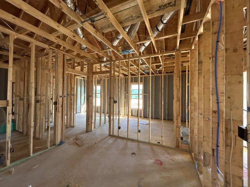 In-progress construction of a new home in Creekview Addition, Van Alstyne, TX (Image 10).