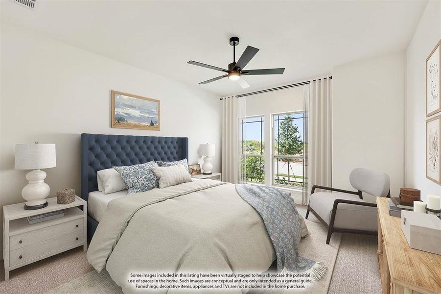 Furnished interior view inside a new home in Mosaic, Celina (Image 18). Furnished interior view inside a new home in Mosaic, Celina (Image 18).