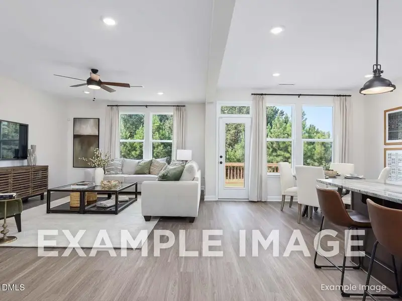 Furnished interior view inside a new home in Sage on North Main, Wake Forest (Image 6).