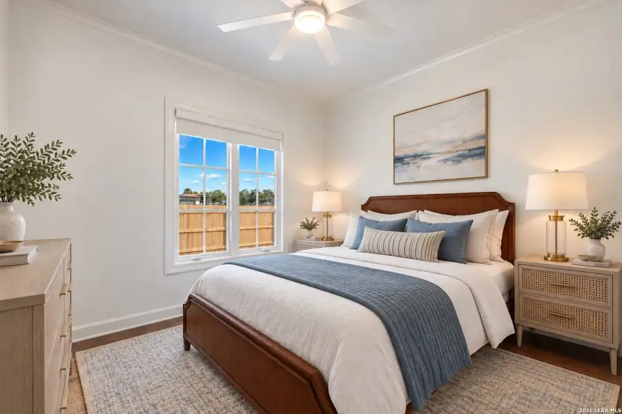 Furnished interior view inside a new home in , Alamo Heights (Image 26).