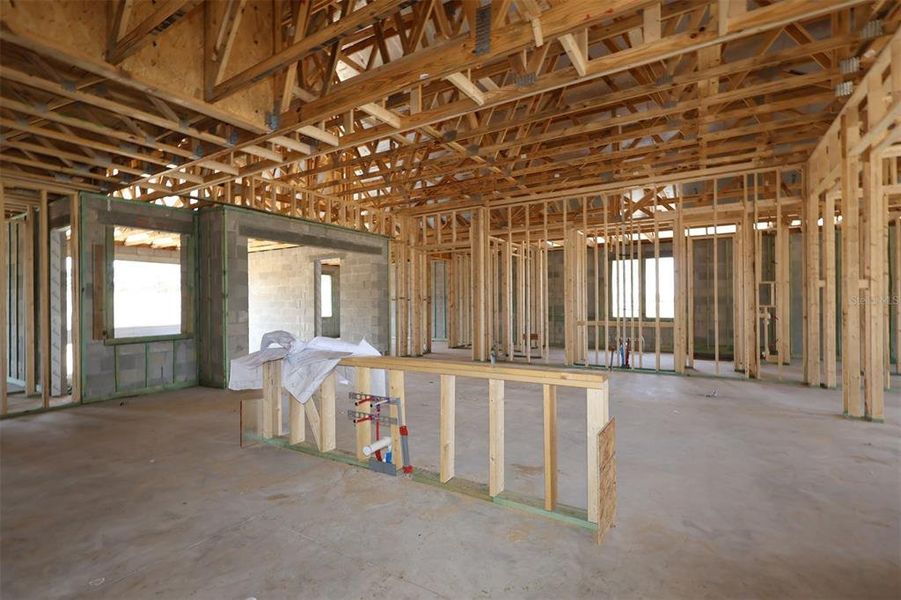 In-progress construction of a new home in Willow Run, Apopka, FL (Image 7). In-progress construction of a new home in Willow Run, Apopka, FL (Image 7).
