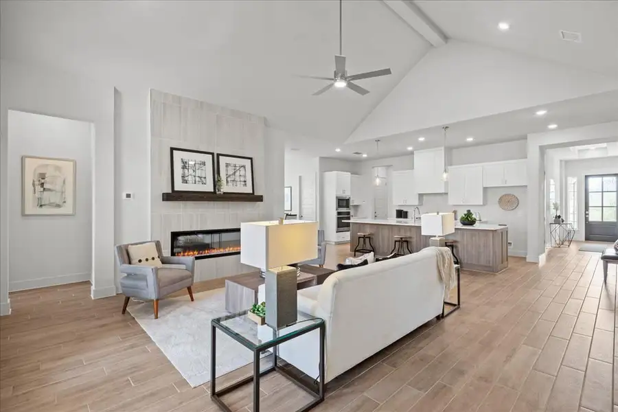 Furnished interior view inside a new home in Sunfield, Buda (Image 17). Furnished interior view inside a new home in Sunfield, Buda (Image 17).