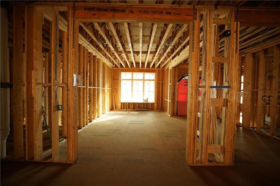 In-progress construction of a new home in Blue Heron Walk, Atlanta, GA (Image 23).