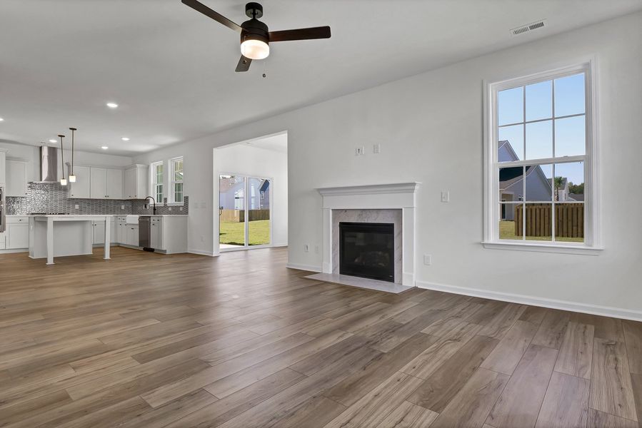 Spacious, unfurnished interior of a new home in Grand Park, Leland (Image 15). Spacious, unfurnished interior of a new home in Grand Park, Leland (Image 15).