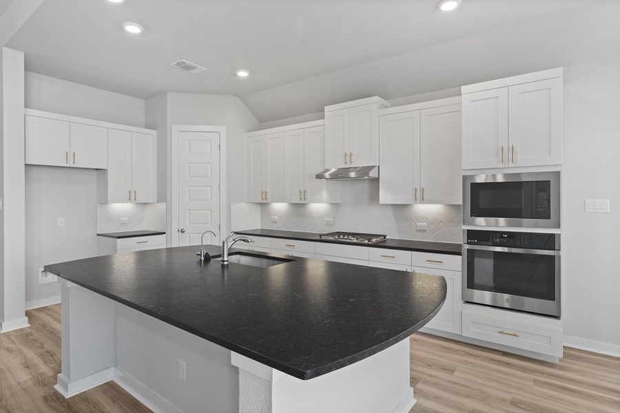 Furnished interior view inside a new home in Lariat, Liberty Hill (Image 12).