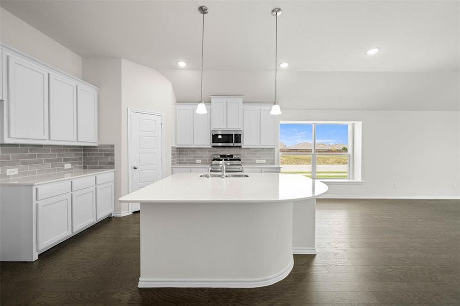 Furnished interior view inside a new home in Summer Crest, Fort Worth (Image 11).
