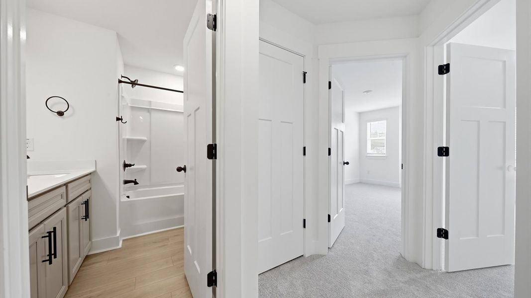 Furnished interior view inside a new home in Clayton Crossing, Arden (Image 17).