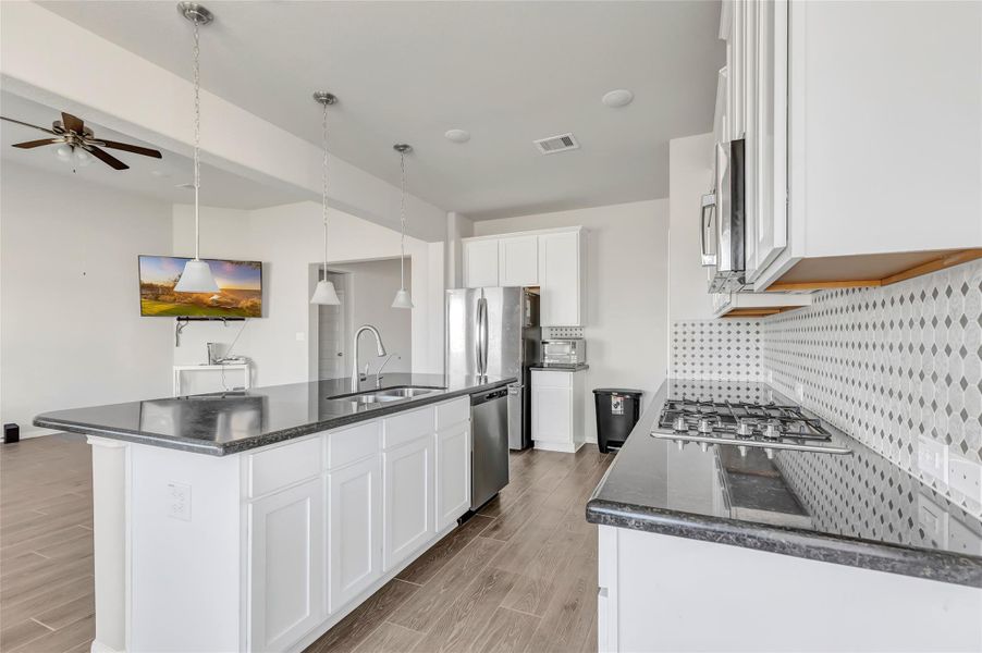 Furnished interior view inside a new home in , Baytown (Image 14). Furnished interior view inside a new home in , Baytown (Image 14).